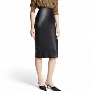 Commando Faux Leather Midi Skirt
